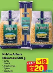 NUH'UN ANKARA MAKARNASI 500 G NUH'UN ANKARA MAKARNASI 500 G